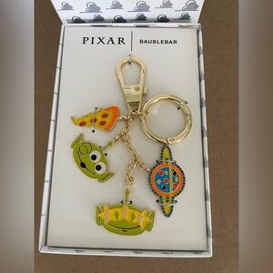 NEW BaubleBar X Pixar Disney Toy Story Alien Bag Charm Keychain
